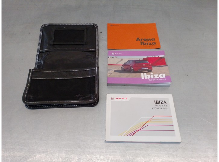 Recambio de libro manual de usuario para seat ibiza (kj1) 1.0 tsi referencia OEM IAM 06F0012705T 6J4012003DJ 