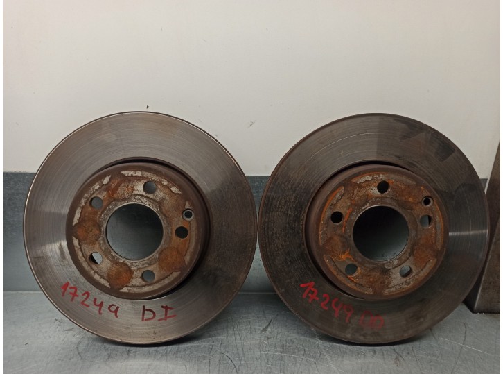 Recambio de disco freno delantero para mercedes-benz clase e (w211) berlina 2.2 cdi cat referencia OEM IAM A2114210712 
