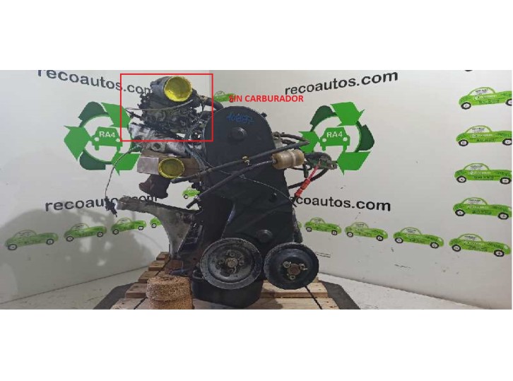 Recambio de motor completo para seat toledo (1l) 1.6 referencia OEM IAM ABN 034195