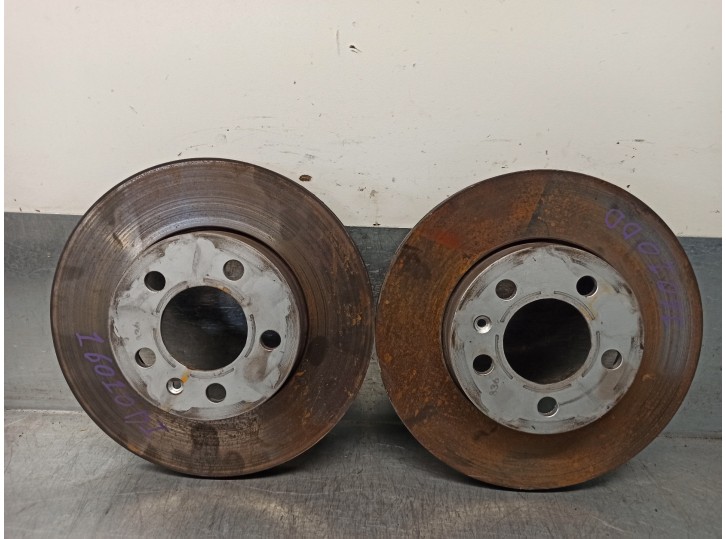 Recambio de disco freno delantero para volkswagen polo advance referencia OEM IAM 2Q0615301G  