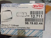 Recambio de piloto delantero derecho para renault 12 familiar gtl 847-98 referencia OEM IAM 12711 98196044 YORKA