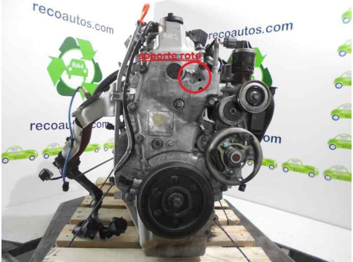 Recambio de motor completo para honda civic berlina 4 hybrid (fd3) 1.3 cat referencia OEM IAM LDA2 2042893 