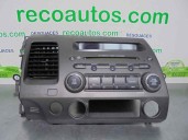 Recambio de sistema audio / radio cd para honda civic berlina 4 hybrid (fd3) 1.3 cat referencia OEM IAM 39100SNA 