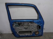 Replacement front left door for SsangYong Korando 2.3 Turbodiesel CAT OEM IAM reference 6200306010 BLUE 3PUERTAS
