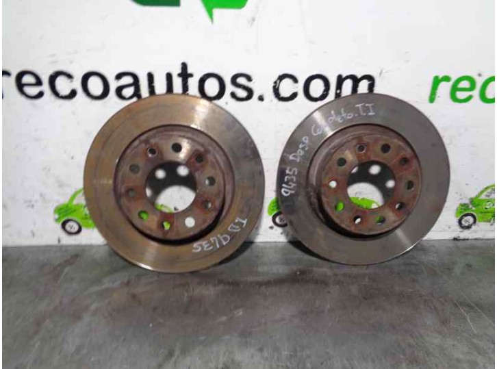 Replacement rear brake disc for Alfa Romeo Giulietta (191) 1.6 JTDM cat OEM IAM reference 