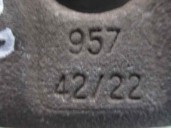 Recambio de pinza freno trasera derecha para bmw x3 (e83) 2.0 turbodiesel cat referencia OEM IAM 34216765884 