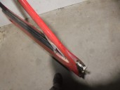 Recambio de puerta delantera derecha para citroën zx 1.9 diesel referencia OEM IAM 9004E5 ROJA 5 PUERTAS