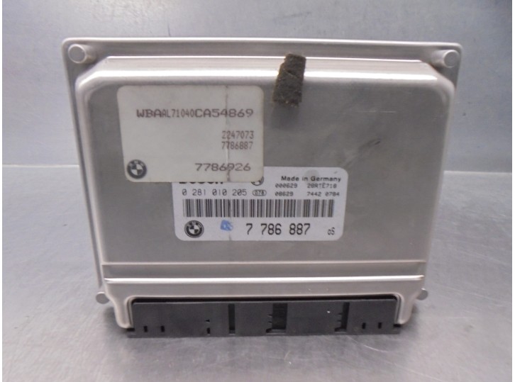 Recambio de centralita motor uce para bmw serie 3 berlina (e46) 2.0 16v diesel cat referencia OEM IAM 7786887 0281010205 BOSCH