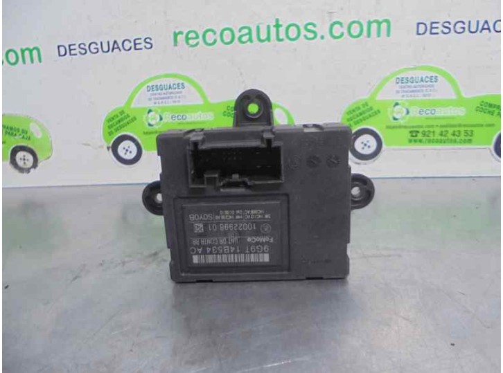 Recambio de centralita cierre para ford mondeo ba7 /t1bb1e / 5hffnm 1.6 referencia OEM IAM 9G9T14B534AC 