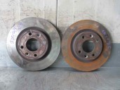 Recambio de disco freno delantero para renault clio ii fase ii (b/cb0) 1.5 dci diesel referencia OEM IAM DDF1096 6025861 GIRLING