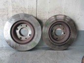 Recambio de disco freno delantero para renault clio ii fase ii (b/cb0) 1.5 dci diesel referencia OEM IAM DDF1096 6025861 GIRLING