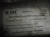 Recambio de puente trasero para audi a8 (4e2) 3.0 tdi quattro referencia OEM IAM 4E0505235H SOLO PUENTE 