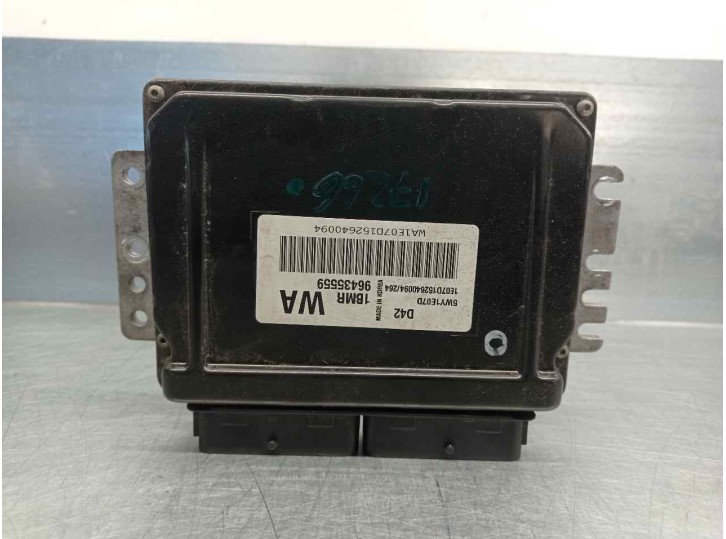 Recambio de centralita motor uce para chevrolet kalos 1.2 cat referencia OEM IAM 96435559 5WY1E07D 