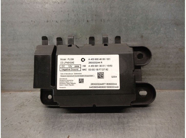 Replacement electronic module for Smart Fortwo Coupé (453) Electric Drive / EQ (453.391) OEM IAM reference A4539004606 