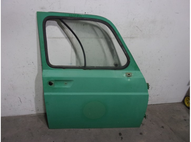 Recambio de puerta delantera derecha para renault r-4 f6a furgoneta referencia OEM IAM 7750722132 VERDE 3 PUERTAS