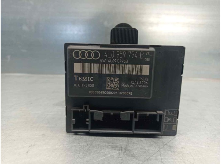 Recambio de centralita cierre para audi q7 (4l) 3.0 v6 24v tdi referencia OEM IAM 4L0959794B 0033TFJ0001 TEMIC
