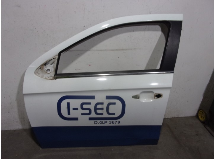 Recambio de puerta delantera izquierda para citroën c-elysée 1.6 hdi fap referencia OEM IAM 9675195180 BLANCA ROTULADA 4 PUERTAS
