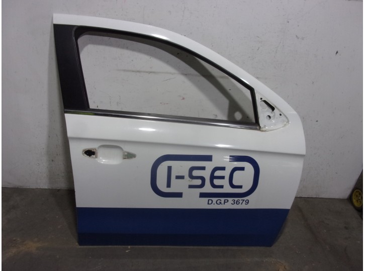 Recambio de puerta delantera derecha para citroën c-elysée 1.6 hdi fap referencia OEM IAM 9675195080 BLANCA ROTULADA 
