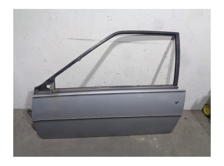 Recambio de puerta delantera izquierda para renault fuego 2.0 referencia OEM IAM 4678628 GRIS 3 PUERTAS