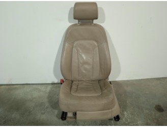 Recambio de asiento delantero izquierdo para audi q7 (4l) 3.0 v6 24v tdi referencia OEM IAM 834906603 CUERO BEIGE 5 PUERTAS