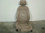 Recambio de asiento delantero izquierdo para audi q7 (4l) 3.0 v6 24v tdi referencia OEM IAM 834906603 CUERO BEIGE 5 PUERTAS