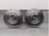 Recambio de disco freno delantero para ford fiesta berl./courier referencia OEM IAM 610610 6016461 TEKNO BRAKE