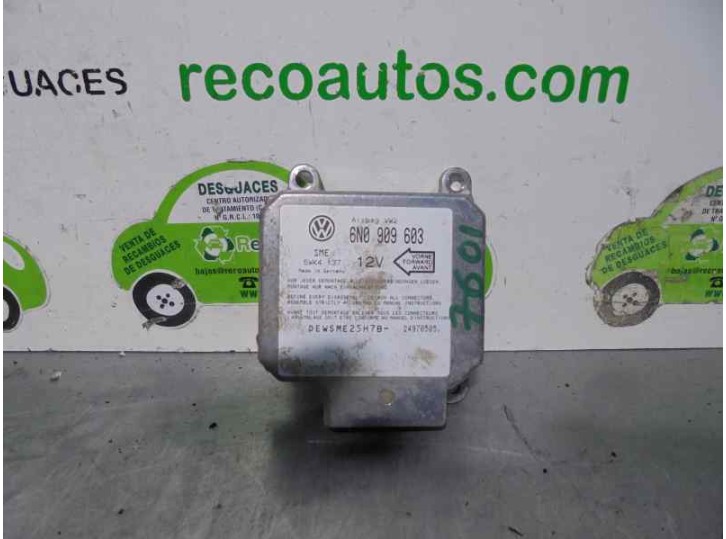 Recambio de centralita airbag para volkswagen sharan (7m8) 1.9 tdi referencia OEM IAM 6N0909603 5WK4137 SME