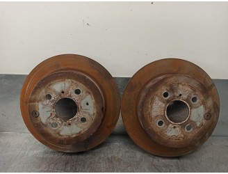 Recambio de disco freno trasero para toyota yaris (ncp1/nlp1/scp1) 1.4 d-4d expo referencia OEM IAM 424310D050  