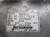 Recambio de compresor aire acondicionado para tata indica 1.4 referencia OEM IAM 279723120103 AKC200A087 MITSUBISHI