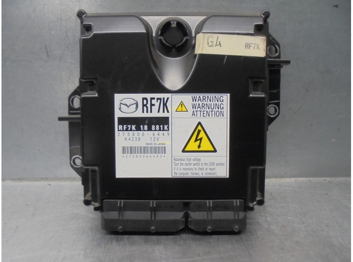 Recambio de centralita motor uce para mazda 6 berlina (gg) 2.0 diesel cat referencia OEM IAM RF7K18881K 2758006449 DENSO