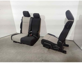 Recambio de asientos traseros para dodge journey 2.0 16v crd cat referencia OEM IAM 4679541 TELA NEGRA Y GRIS 5 PUERTAS- 2º FILA