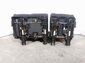 Recambio de asientos traseros para dodge journey 2.0 16v crd cat referencia OEM IAM 4679541 TELA NEGRA Y GRIS 5 PUERTAS- 2º FILA