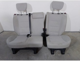 Recambio de asientos traseros para mercedes-benz clase a (w169) 1.5 cat referencia OEM IAM 4376761 TELA Y CUERO GRIS CLARO 5 PUE