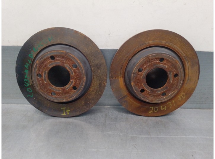Replacement rear brake disc for Ford Focus 1.0 EcoBoost CAT OEM IAM reference 2196429 