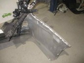 Recambio de paragolpes trasero para ssangyong rodius 2.0 td cat referencia OEM IAM BLANCO 5 PUERTAS