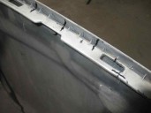 Recambio de paragolpes trasero para ssangyong rodius 2.0 td cat referencia OEM IAM BLANCO 5 PUERTAS