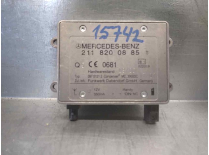 Recambio de modulo electronico para mercedes-benz clase m (w164) 320 / 350 cdi (164.122) referencia OEM IAM 2118200885  