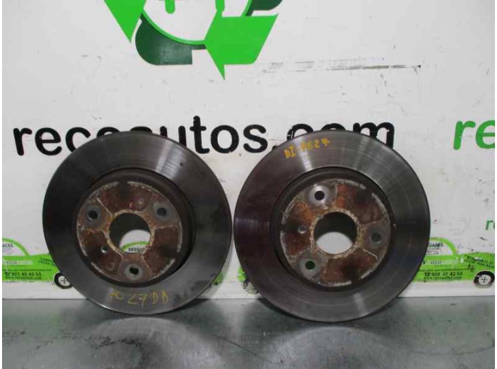 Recambio de disco freno delantero para smart coupe 1.0 turbo cat referencia OEM IAM   