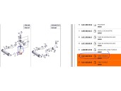Recambio de tubo para mercedes-benz clase e (w211) e 220 cdi (211.006) referencia OEM IAM A2115281982 A2115281982 