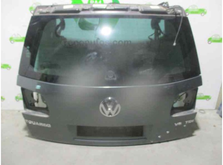 Recambio de porton trasero para volkswagen touareg (7l6) 3.0 v6 tdi dpf referencia OEM IAM 7L6827025AS VERDE 5 PUERTAS