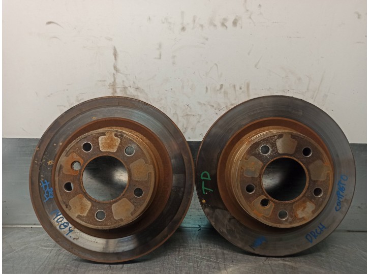 Recambio de disco freno trasero para bmw serie 3 lim. (f30) 2.0 turbodiesel referencia OEM IAM 34206797605  
