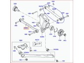 Replacement rear right lower suspension arm for Land Rover Evoque 2.2 SD4 CAT OEM IAM reference LR002576 