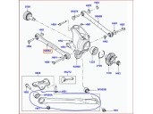 Replacement rear left lower suspension arm for Land Rover Evoque 2.2 SD4 cat OEM IAM reference LR001176 