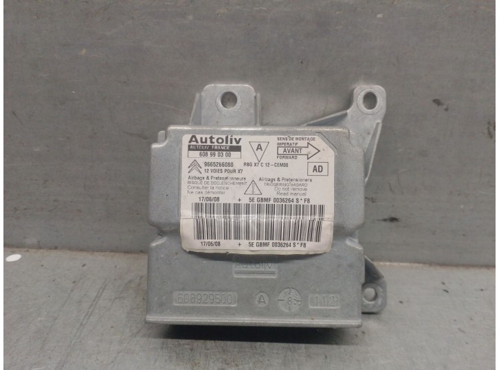 Recambio de centralita airbag para citroën c5 iii (rd_) 2.0 hdi (rdrhda) referencia OEM IAM 9665266080  AUTOLIV