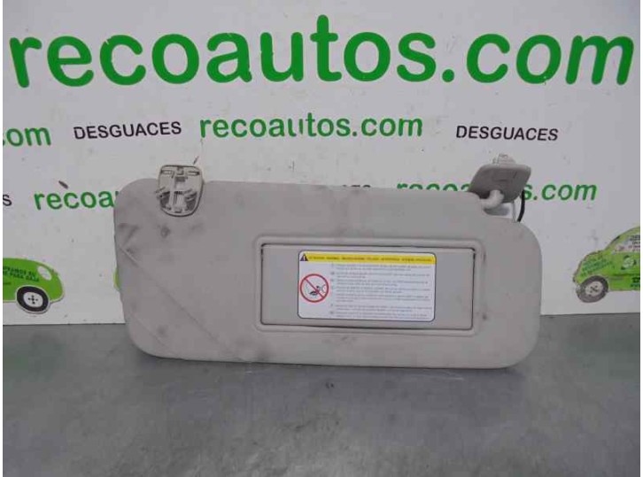 Recambio de parasol derecho para peugeot 407 sw 1.6 hdi referencia OEM IAM 8143NY 