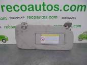 Recambio de parasol derecho para peugeot 407 sw 1.6 hdi referencia OEM IAM 8143NY  