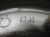 Recambio de llanta para renault rapid/express (f40) 1.6 diesel referencia OEM IAM 7700304980 R135.00BX13CHET36 HIERRO