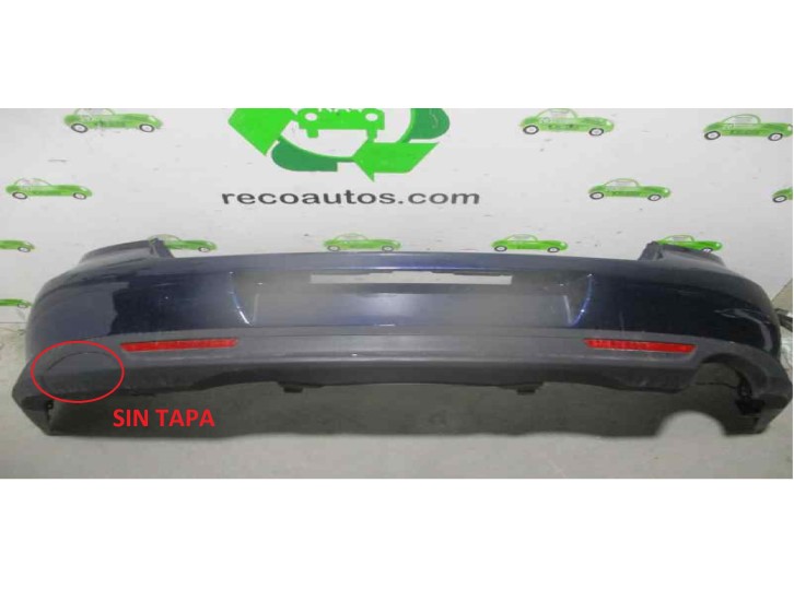 Recambio de paragolpes trasero para mazda 6 lim. (gh) 1.8 cat referencia OEM IAM AZUL 5 PUERTAS