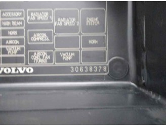 Replacement relay / fuse box for Volvo S40 saloon 1.6 cat OEM IAM reference 3063378 