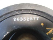 Recambio de polea cigueñal para chevrolet lacetti 1.6 cat referencia OEM IAM 96352877 5D121 